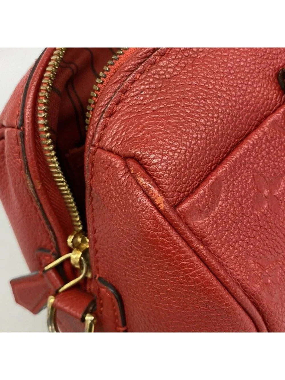 Louis Vuitton Handbag Monogram Empreinte Speedy Bandouliere 25 NM Cerise 2-Way